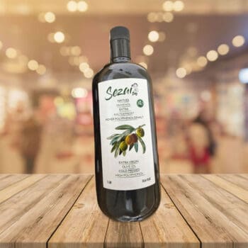 1 Lt Ultra High Polyphenol Extra Virgin Olive Oil | Antioxidant Rich | Award-Winning | Early Harvest | Unfiltered | Lab Certified